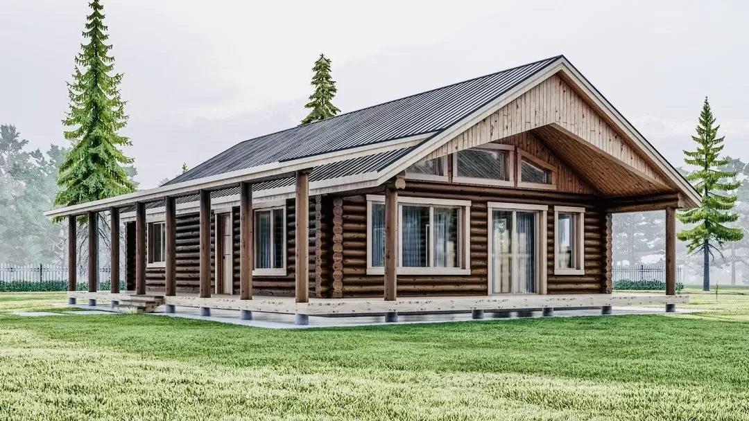 The Whitetail Log Home