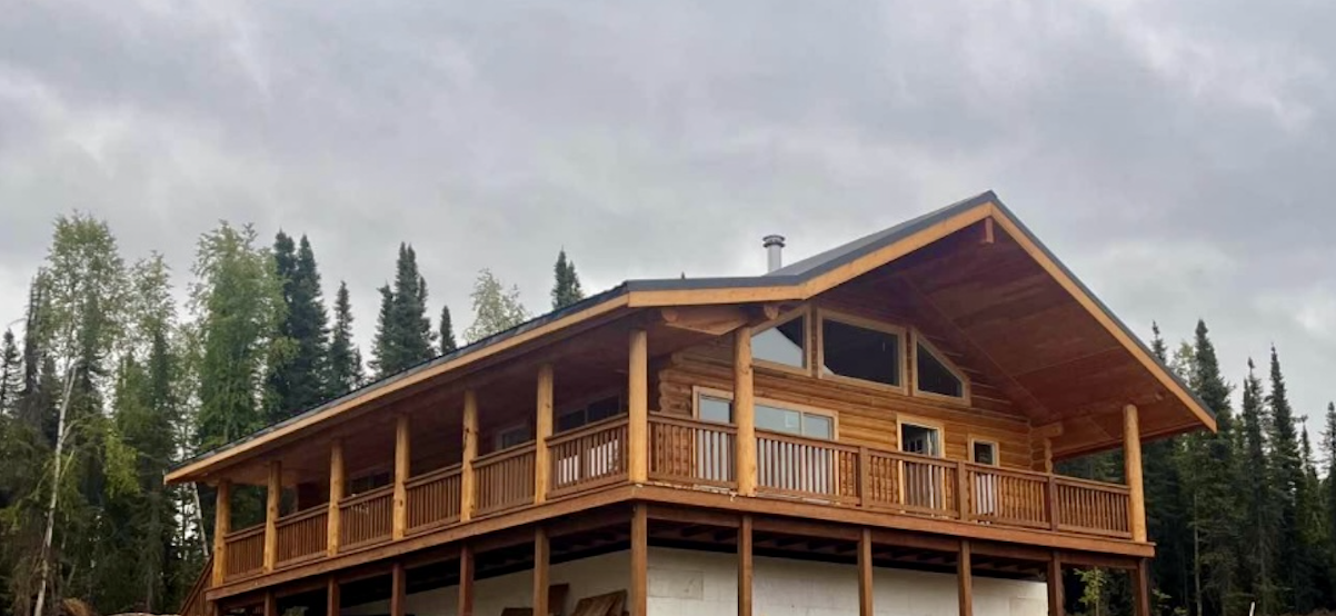 Alaska Whitetail Log Cabin